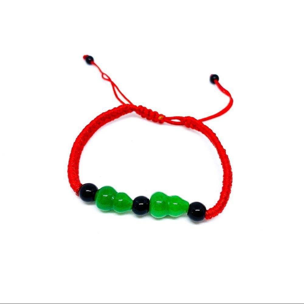 Natural Jade Lucky Red String Bracelet